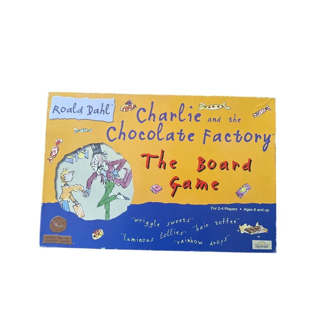 Vintage 2003 Daybreak Roald Dahl Charlie Chocolate Factory The Board Game